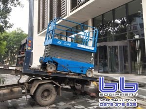 Cho thuê xe nâng người điện tại Quảng Ninh