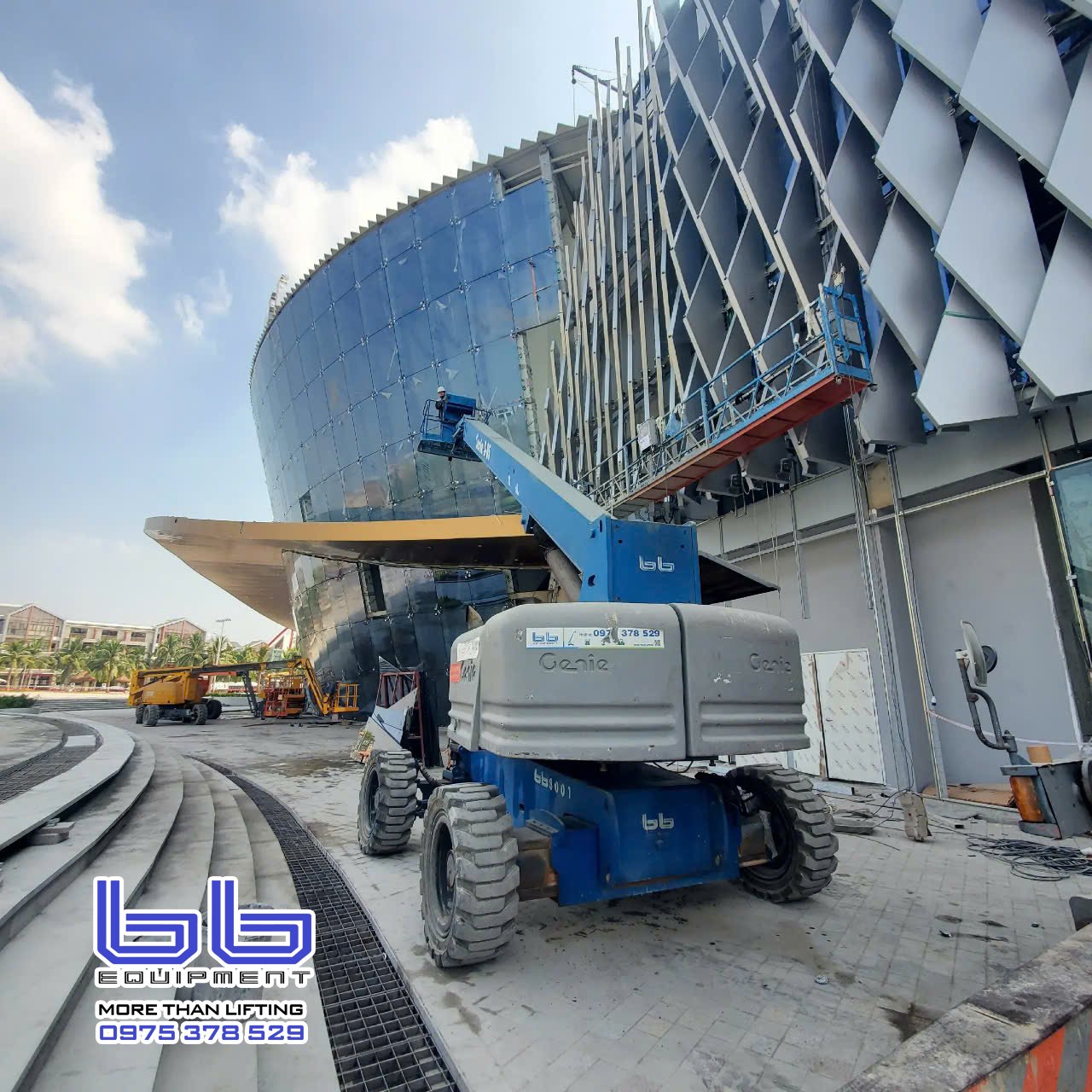 BB Rental Cho thuê xe nâng phục vụ dự án Vin Ocean park 2, Hưng Yên