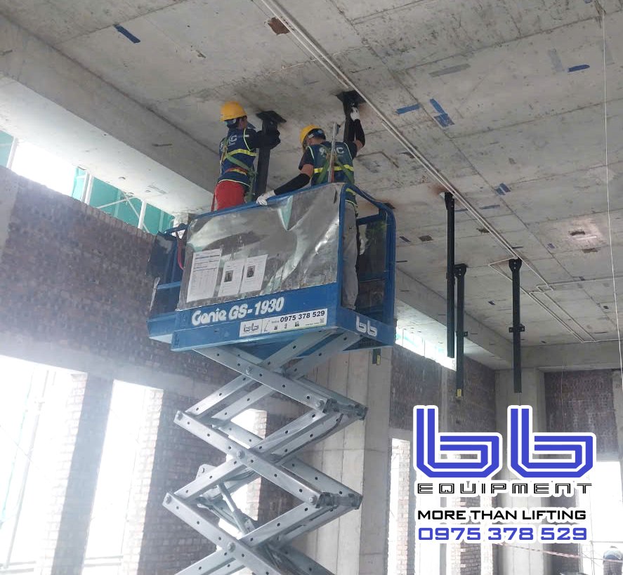 BB Rental Cho thuê xe nâng phục vụ dự án bệnh viện Hồng Ngọc