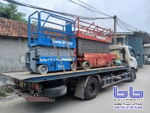 Cho thuê xe nâng phục vụ dự án nhà máy TH truemilk Hà Giang