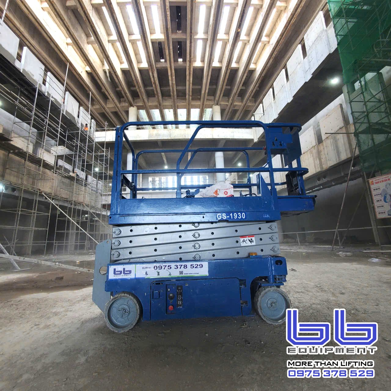 BB Rental Cho thuê xe nâng người tại dự án Bảo tàng lịch sử quân đội nhân dân Việt Nam