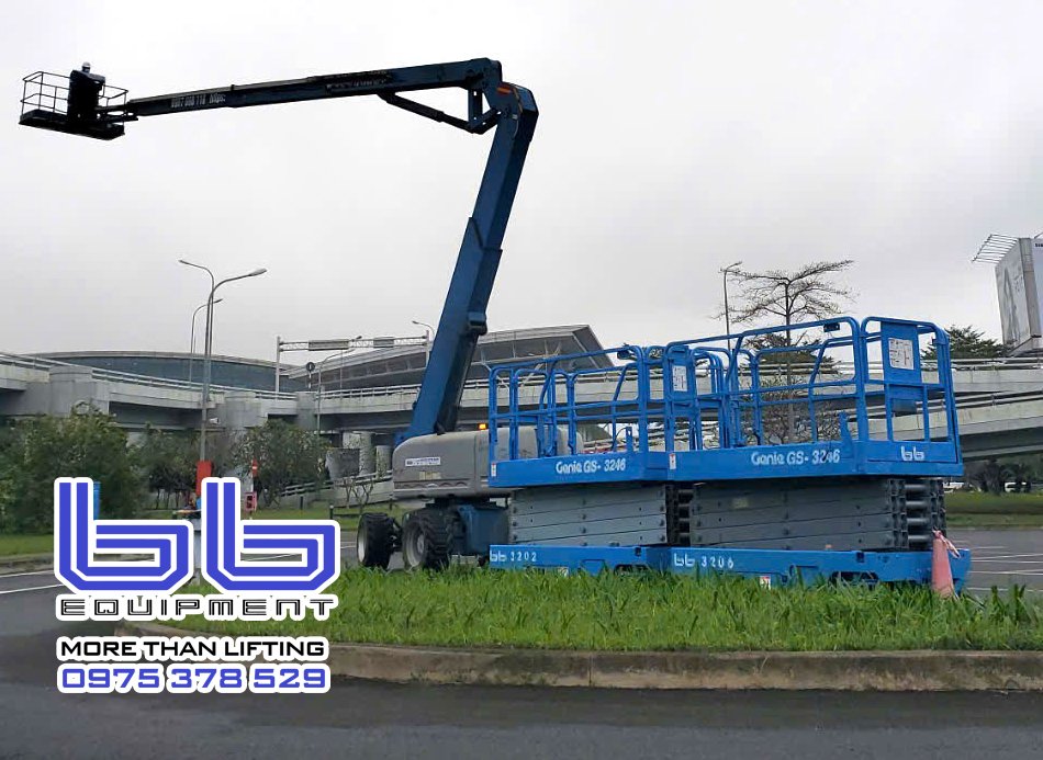 BB Rental Cho Thuê xe nâng phục vụ dự án nhà ga T2, Sân bay Nội Bài, Hà Nội
