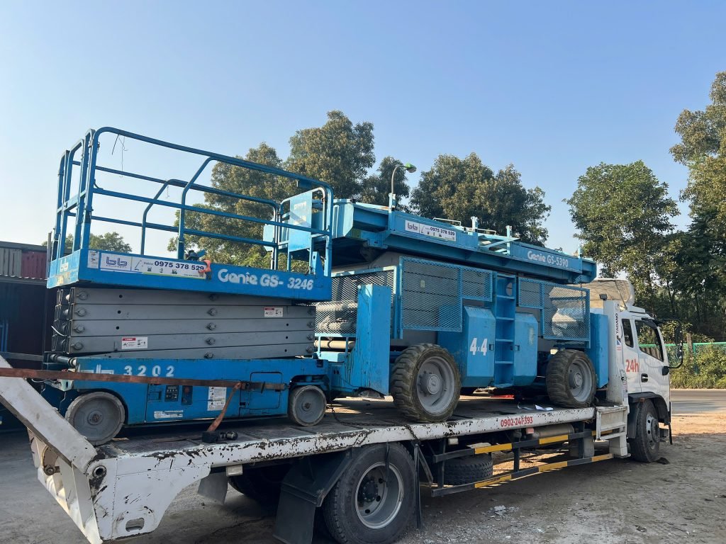 Xe nâng người Genie phòng cháy
