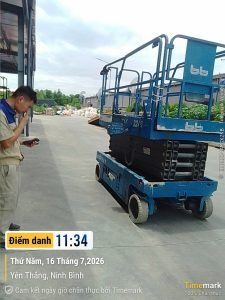 Cho thuê xe nâng người tại Yên Thắng, Ninh Bình