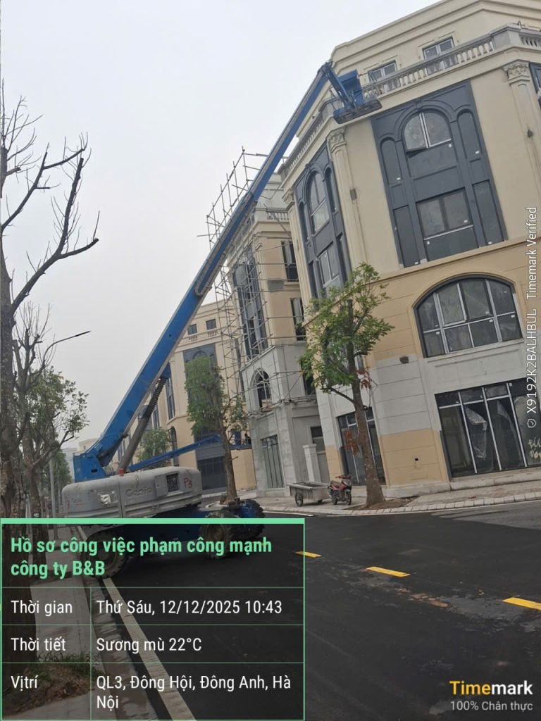 BB Rental chuyên cho thuê xe nâng người Genie tại Hà Nội